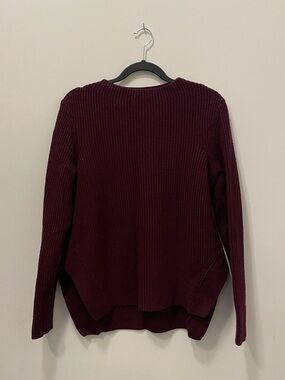 Lord & Taylor Burgundy Sweater